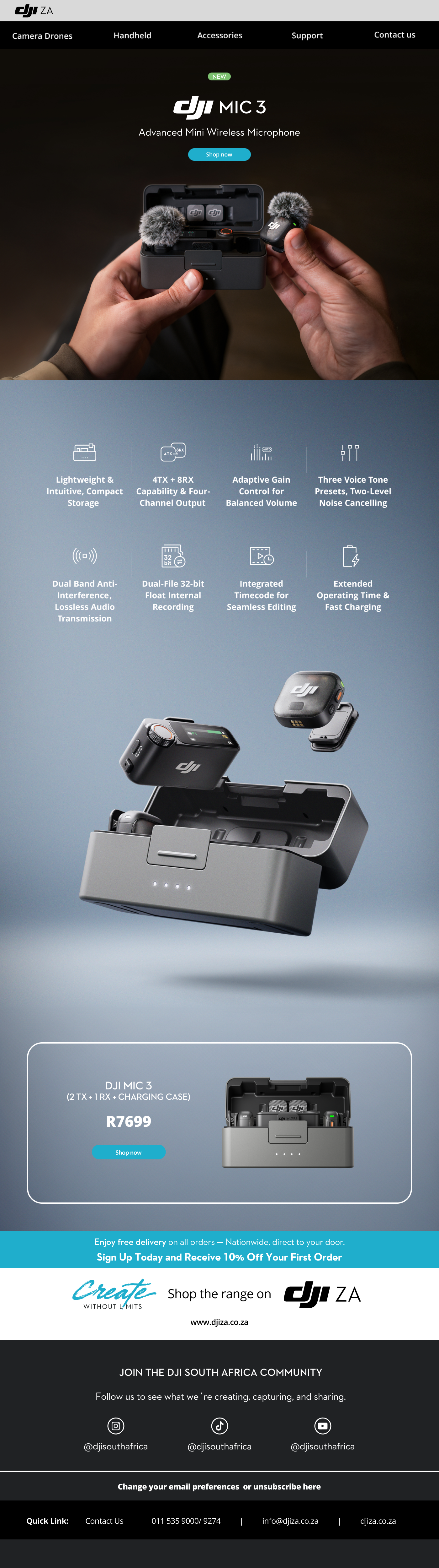 DJI MIC 3 Mailer